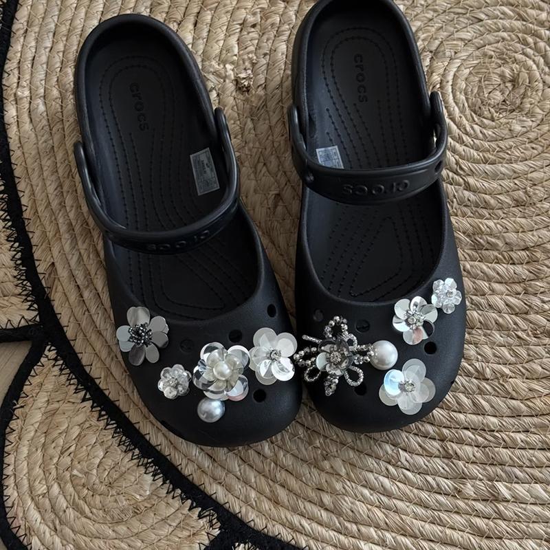 Original Shoe Charms Set Women Retro Ballet Shoes Corc Charms Pack  Flowing Ballet Shoe Decorations Diy Shoe Accessories