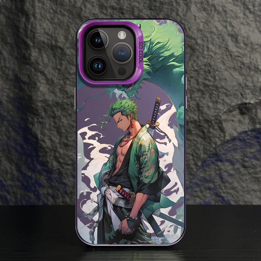 

Чехол для телефона One P-Piece Z-Zoro для iPhone 15 16 Pro Max 11 13 Pro 14 Plus 12 11Pro 15Pro Max 16e iPhone 16e