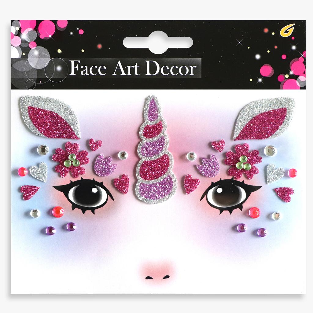 Halloween Christmas Diamond Animal Face Stickers Festival Party Stage Makeup Role Play Sparkling Diamond Mask Stickers