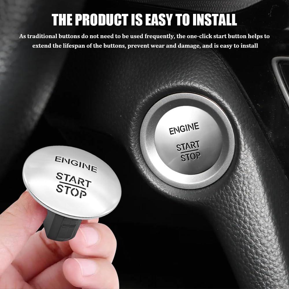 Engine Start Stop Button Switch, Automotive Replacement Push Button Switches, Start Stop Push Lgnition Keyless, Car Accessories