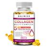 Kollagen Multi-Komplex 1000 mg Nahrungsergänzungsmittel, 120 Weichkapseln pro Flasche