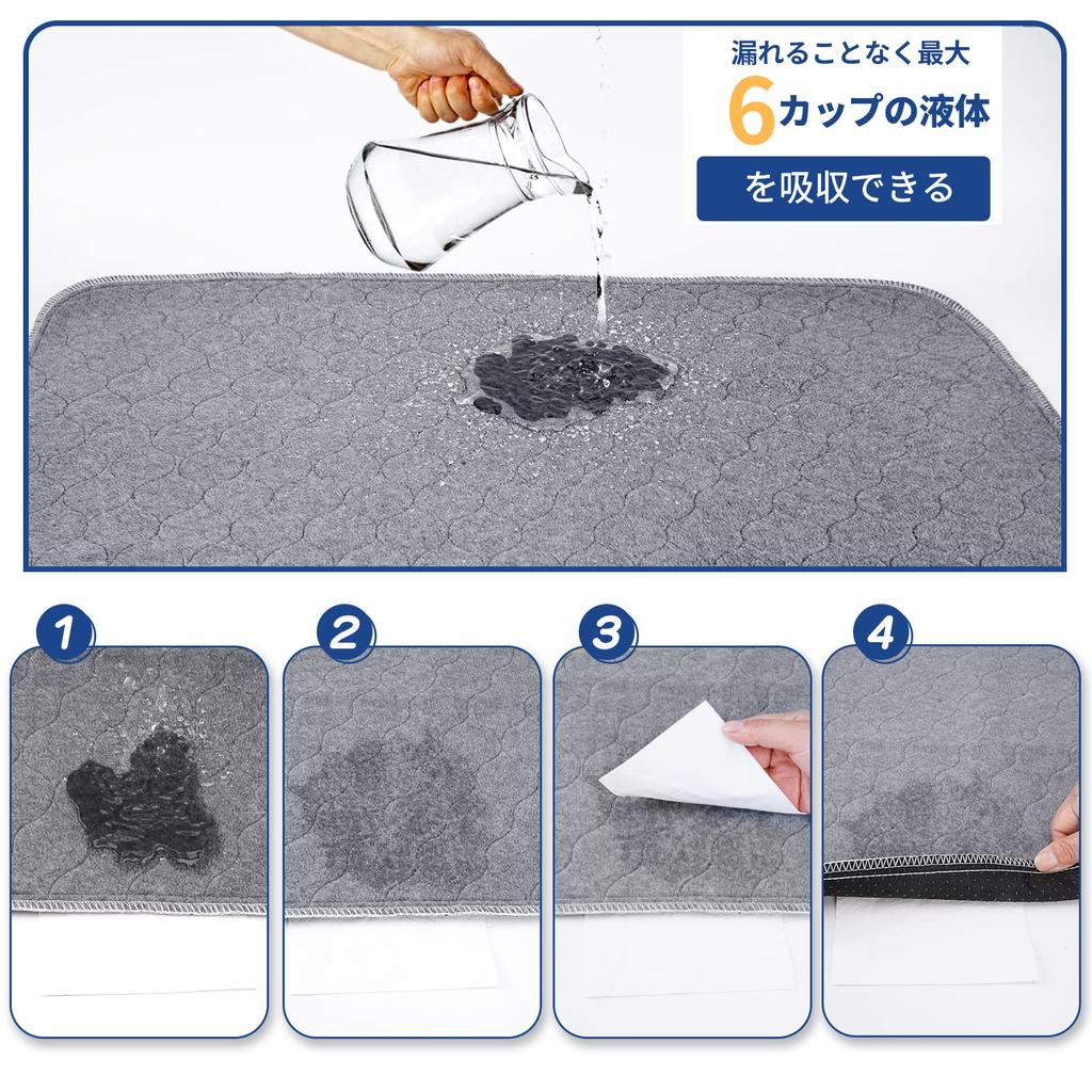 Washable pet sheet for dogs and cats, pee pad, pet underlay, mat, quick-drying, non-slip, machine washable, reusable (125x125cm)