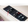 Silver ABS Window Lift Panel Switch Button Trim For Lexus ES250 300h 350 2012-17