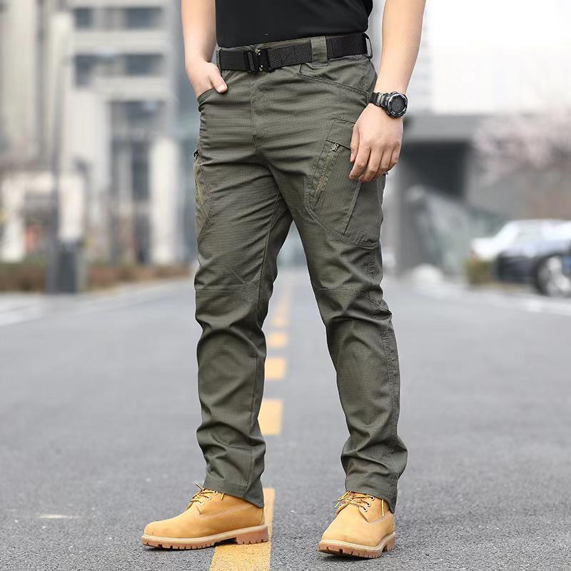 

Praetorian IX9 Men s Tactical Outdoor Multi-Pocket Loose Fit Training Pants 3XL зелений