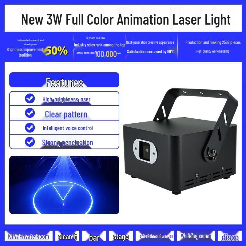 

Chiya Waterproof Full-Color Animation Laser Light Standard Version