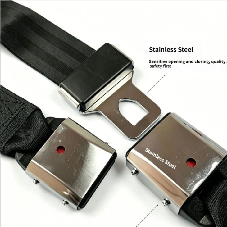 Ride Safety Restraint Extension Strap With Anti Tamper Buckle Heavy Duty Polyester Webbing 30cm Length For Attractions