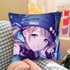 1Pc Honami Mochizuki Pillow Case Fashion Square Pillowcase Bedroom Sofa Room Ins Decoration Leisure