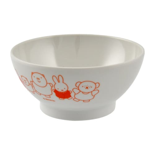 Kanto Plastics Children's Bento Series Miffy Rice Bowl (Flesh) CM-7P Melamine RMSL201