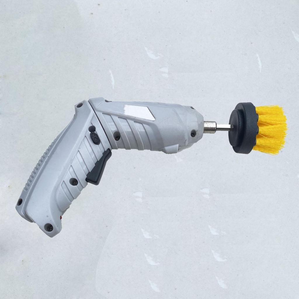 3-Piece Electric Drill Brush Head Set for Home & Car Cleaning