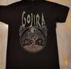 Gojira Band T-Shirt Tree of Life Earth Symbol Black Short Sleeve Unisex All Size