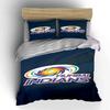 Mumbai Indians Logo Design Print Bedding Set Duvet Cover Pillowcases (1* Duvet Cover 2* Pillowcases Do Not Include Comforter)