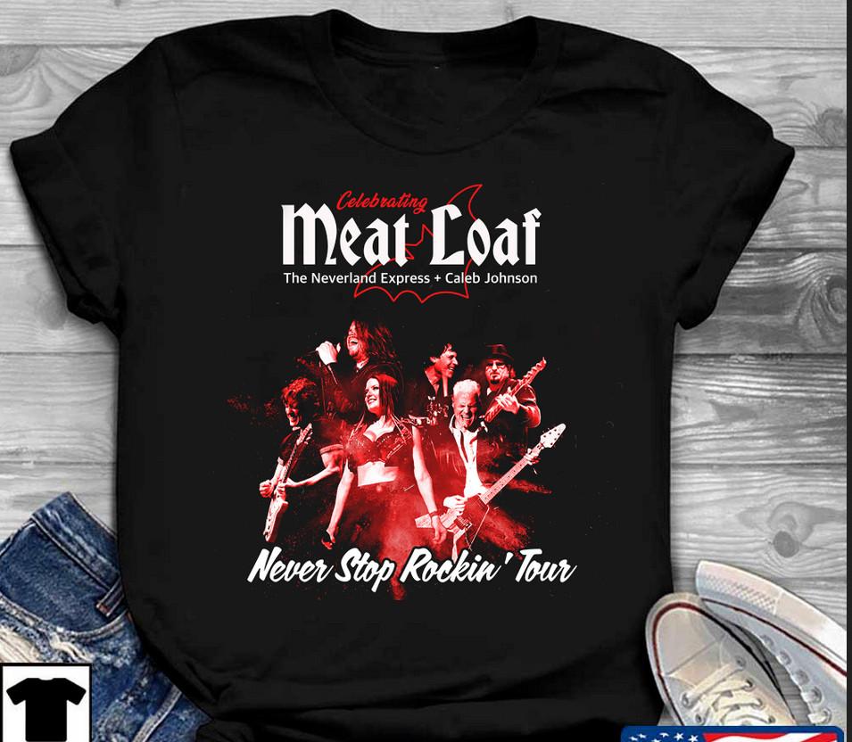 New Celebrating Meat Loaf Shirt 23 Gift Fans Black All Size S