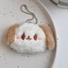 Plush Dog  Keyring Charm with Chain, Car Key Holder Handbag Charm Keychain Accessories for Kid Girl Women