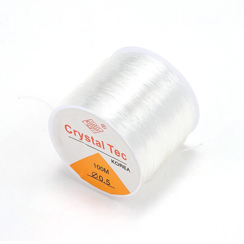

Прозрачный эластичный хрустальный эластичный шнур для бисероплетения, эластичная нить, проволочная линия для изготовления ювелирных изделий, фурнитура для самостоятельного изготовления