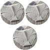 3Pcs Women's Underwear Cotton Seamless Stripes Panties Soild Color Skin- friendly Lingerie Woman Panty Low Waist M-XL Plus Size