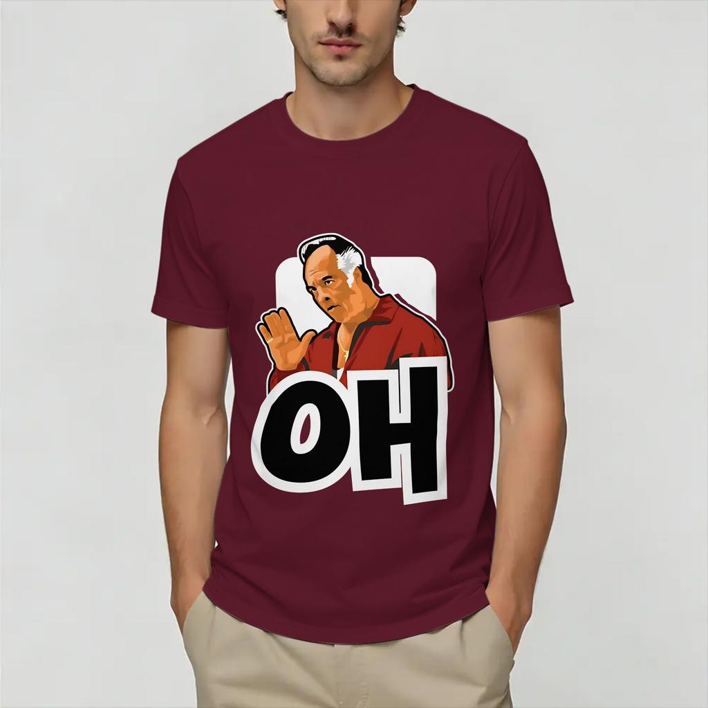Fashion The Sopranos Tshirts Unisex Crewneck Pure Cotton T Shirt Short Sleeve Tee Shirt Gift Idea Clothing