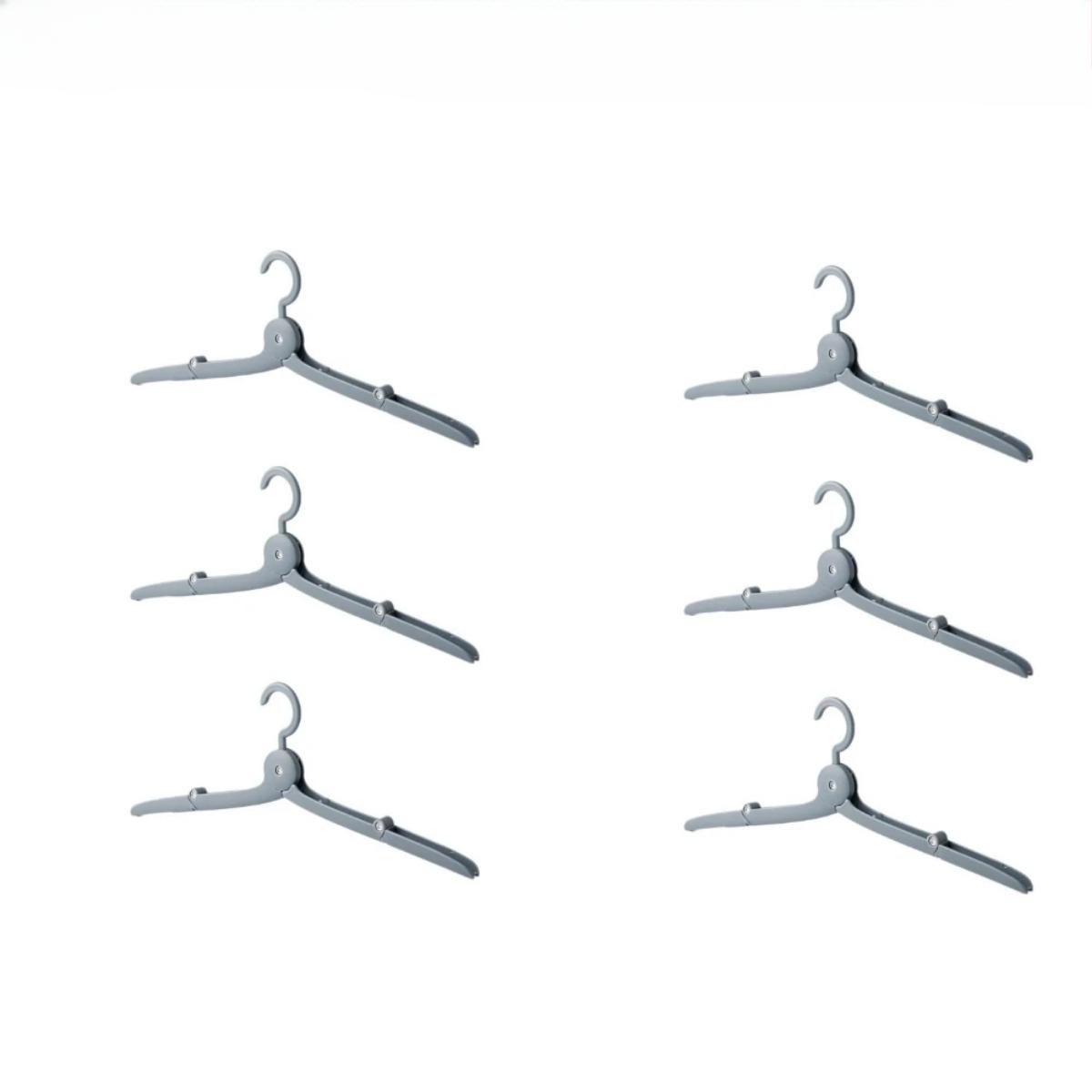 6 шт мини-вешалки для одежды дорожная складная телескопическая портативная сушилка для одежды экономит место в шкафу органайзер для одежды