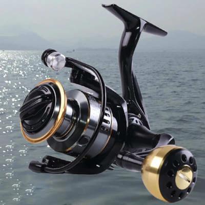 Professionale Ultraleggero Serie 1000~7000 5.2:1 Rapporto di recupero, 26LB Frizione Massima Bobina in Metallo CNC Mulinello da Pesca Spinning per Acqua Dolce e Salata