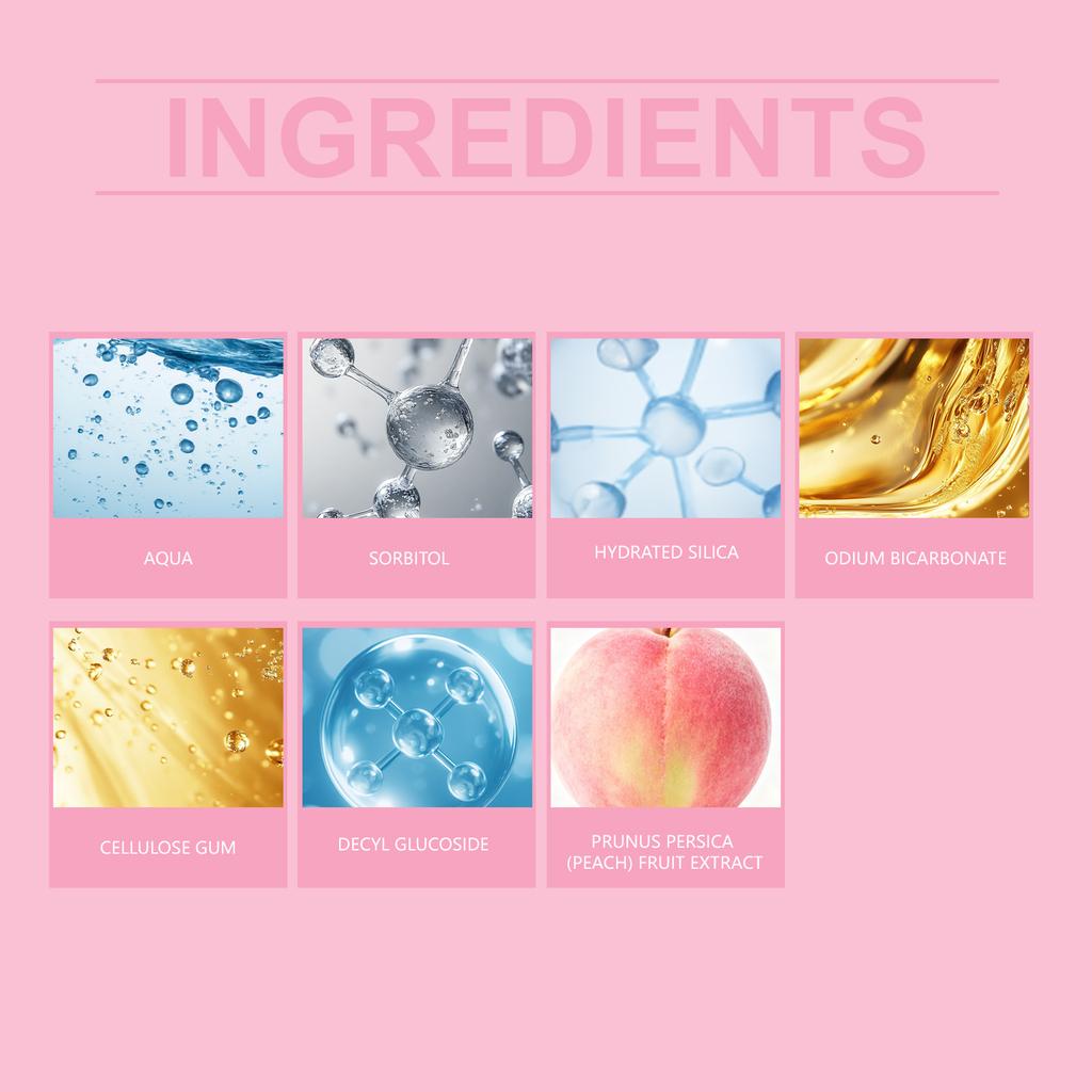 Zungenbelag Reinigungs 2-in-1 Gel-Bürsten-Set zur Erfrischung des Atems, zur Beruhigung des Zungenbelags und zur Mundpflege.