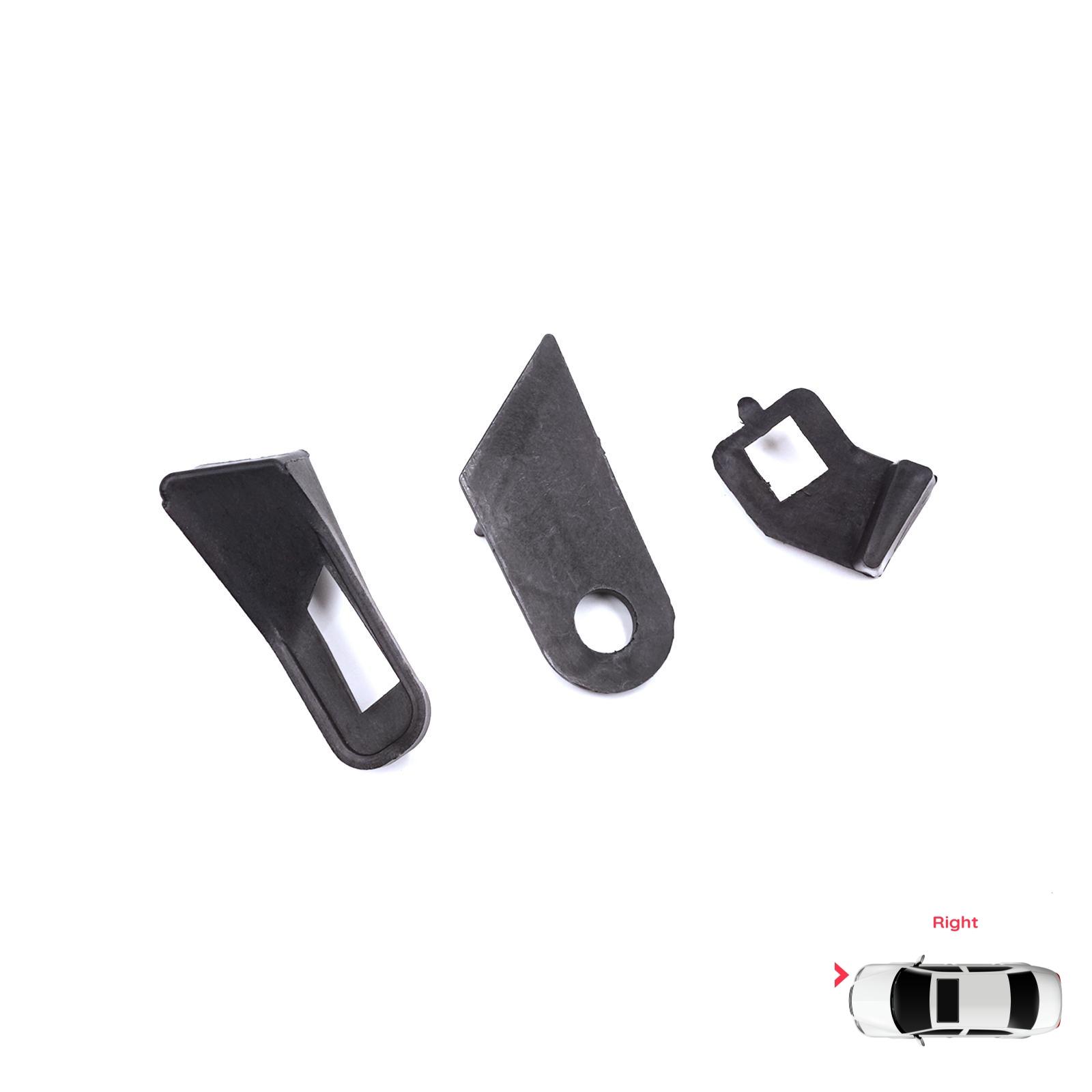 

BHL589-2 Right Side Headlight Holder Mount Repair Bracket Tab Set for Fiat Abarth Grande Punto MK3 199 2005-2013 89101373DX
