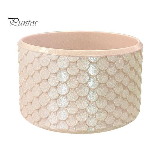 Reusable Silicone Bottle Boot Cup Boot, Fish Scale Pattern Decor, Soft Elastic Water Anti Scratch Accessory Protective Sleeve, Anti-Slip Bottom Cover