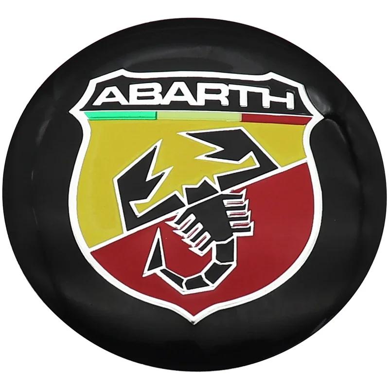 

4 шт. Горячая распродажа Abarth 56 мм логотип автомобильный значок Ступица колеса авто Диск переделка пылезащитные крышки значка наклейка стайлинг аксессуары 56mm wheel sticker