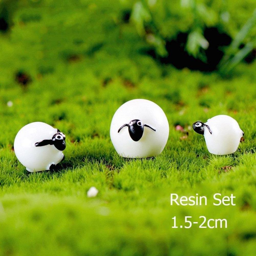 Мини-животные 3 фигурки Маленькая утка Птица Фея Сад Миниатюрный ландшафт Террариум — фото 27