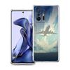 Transparent Phone Case for Xiaomi Mi 14 13 12 11 Ultra 13T Poco X3 NFC F3 F6 Pro Soft TPU Shell Travel-Inspired Airplane Route