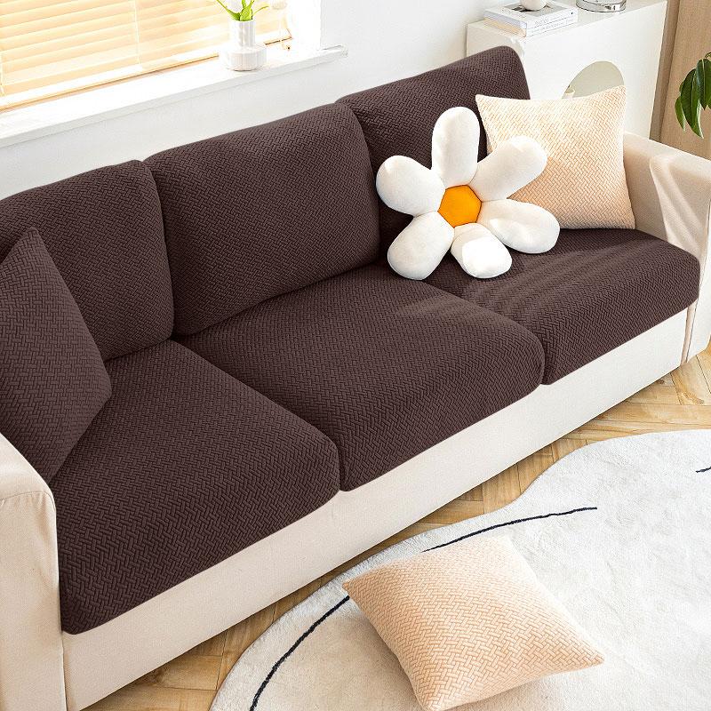New Jacquard Sofa Seat Covers Stretch Sofa Couch Cover For Living Room Sofa Cushion Cover Protector Removable Washable Slipcover