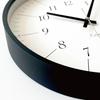 KATOMOKU Plywood Clock 18 Black Wall Clock with Continuous Second Hand km-110BK 304mm (quartz Clock)