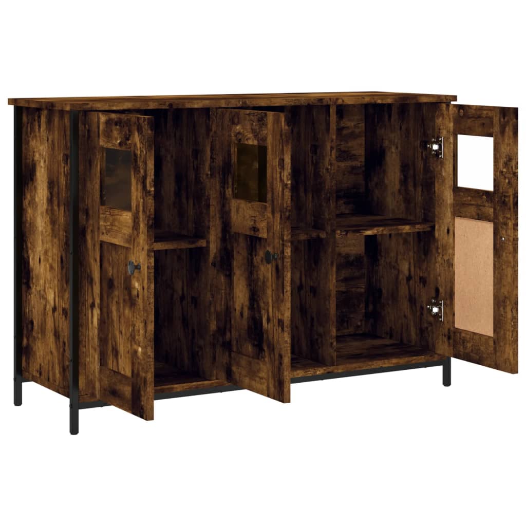 Sideboard Smoked Oak 100 X 35 X 70 Cm Particleboard