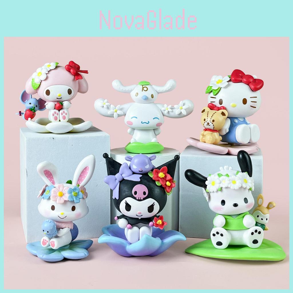 Hello Kitty Pvc Collectible Figurine With Assembleable Design For Desk Decor And Gift