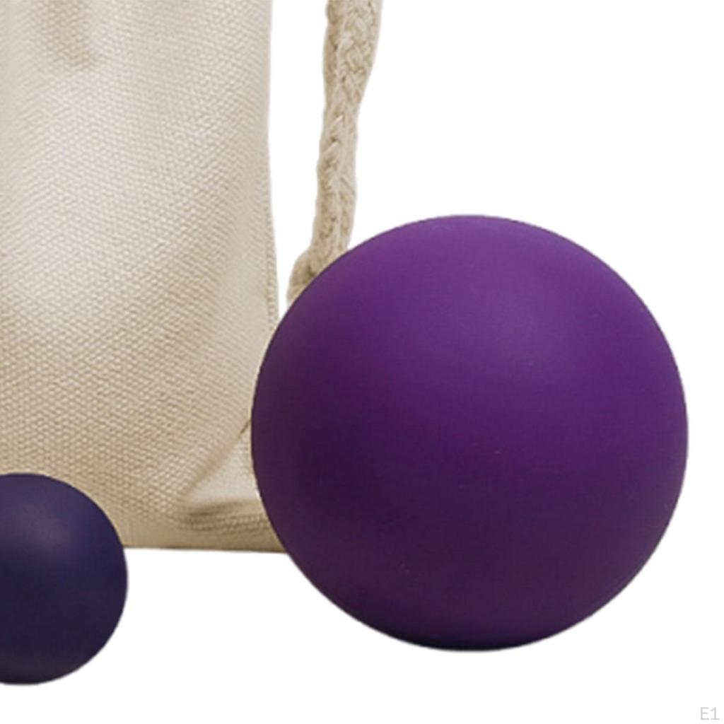 2 stück Massage Bälle Fasciitis Ausrüstung Tragbare Zurück mit Lagerung Tasche Yoga