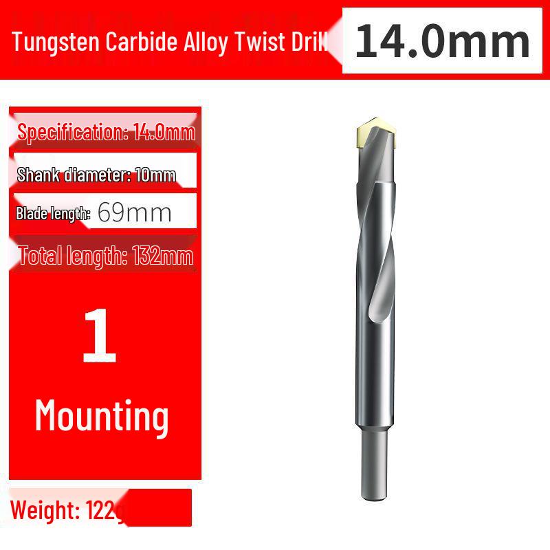 Premium Tungsten Steel Alloy Drill Bit - Super Hard, Stainless Steel Twist for Drilling