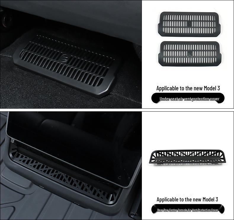 Tesla Model 3 Refresh Insect Net and Protective Cover with Car Mats and Storage Box Accessories