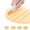 Plastic Baking Tool Pull Net Wheel Pizza Pastry Lattice Roller Cutter For Dough Cookie Pie Craft Kitchen Accessories