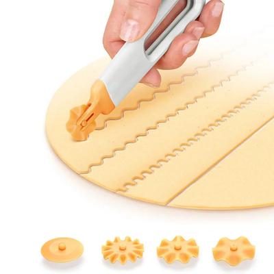 Herramienta de plástico para hornear, rueda de red, cortador de rodillo de celosía para masa, galleta, pastel, artesanía, accesorios de cocina