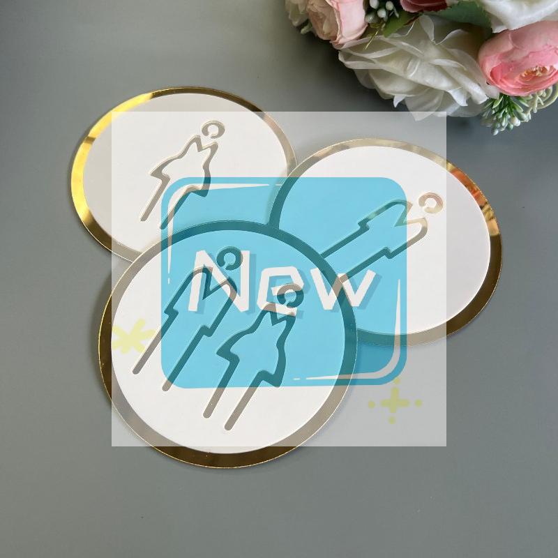 3D Toilet Sign Acrylic Men Women Bathroom Self-Adhesive Wall Sticker DIY Decor For Office Business Hotel Cafe Public Door