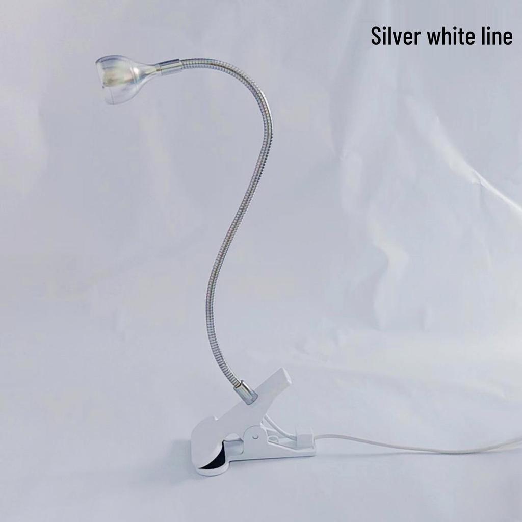 Gooseneck Purple UV Nail Lamp: 395 Nm Curing Light, Quick-Dry, No Blackening, Light Therapy for Nails.