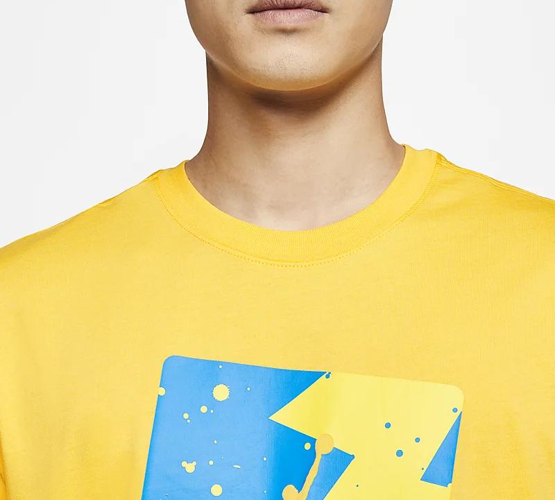 Jordan POOLSIDE T Shirt Men's Yellow CJ6245-728