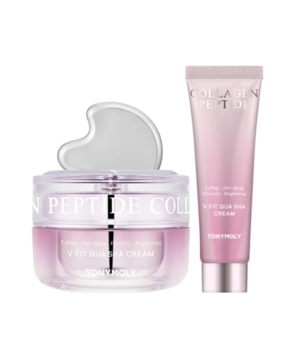 

Collagen Peptide V-Fit Guasha Cream Planning Set (Main Product 50ml + Guasha + Refill 50ml)