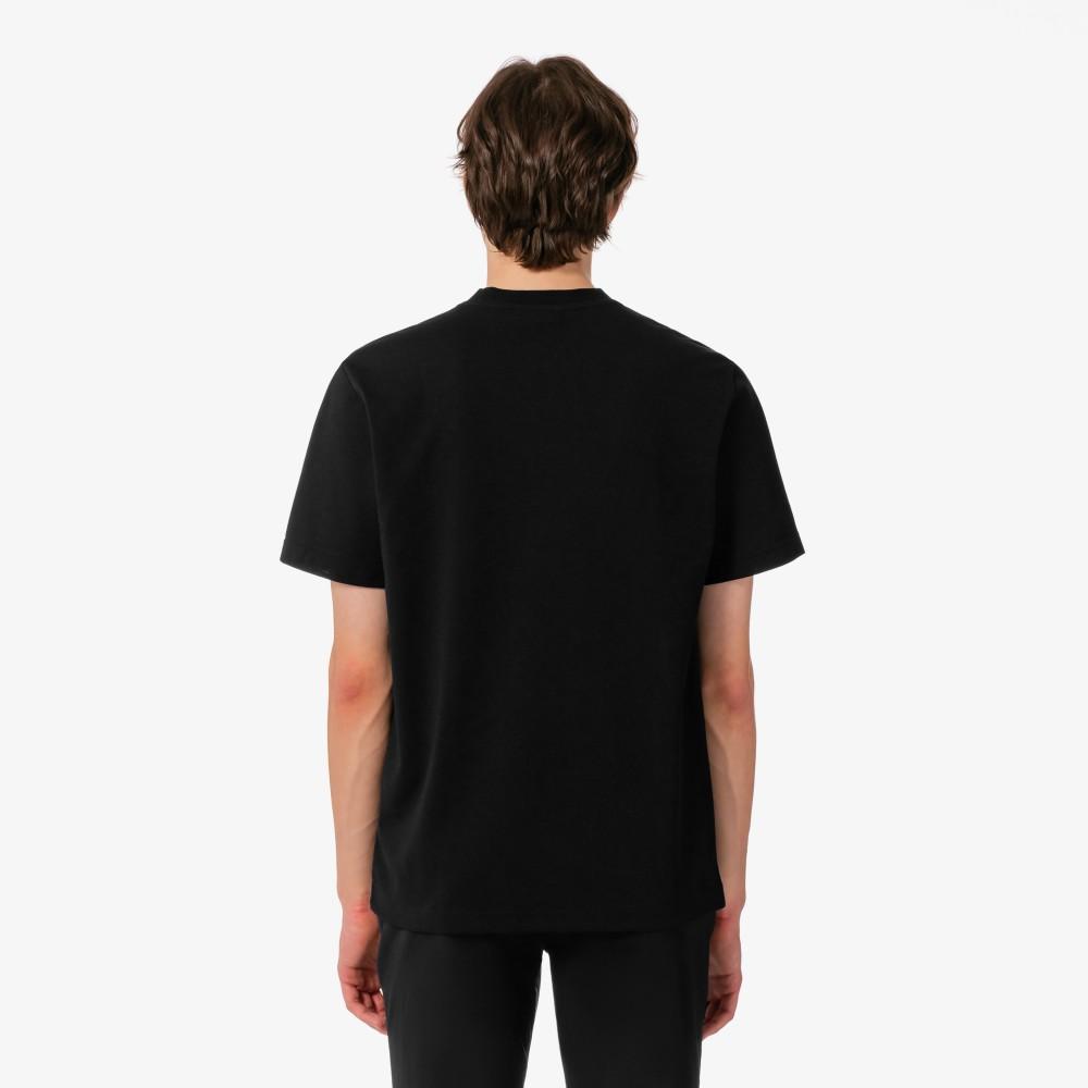 [lacoste] Men's Strong Yarn Caviar Pique Short-Sleeve T-shirt TH742E-56G031