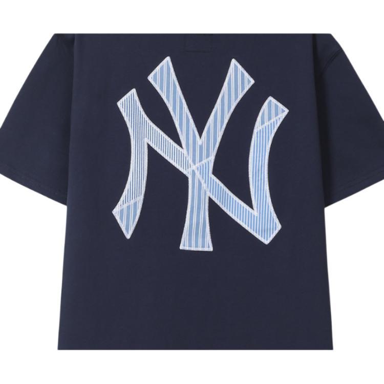 New Era SS Tee Patchwork Yankees Oceans MLB Comfortable Simple Back Logo Short Sleeve T-Shirt Unisex Tops 14701165