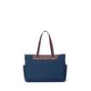 Patrick Cox Rich Nylon Tote Rich Color Bag, Nylon, Pattern, Combination, PXLHEGH1, Navy, Women's