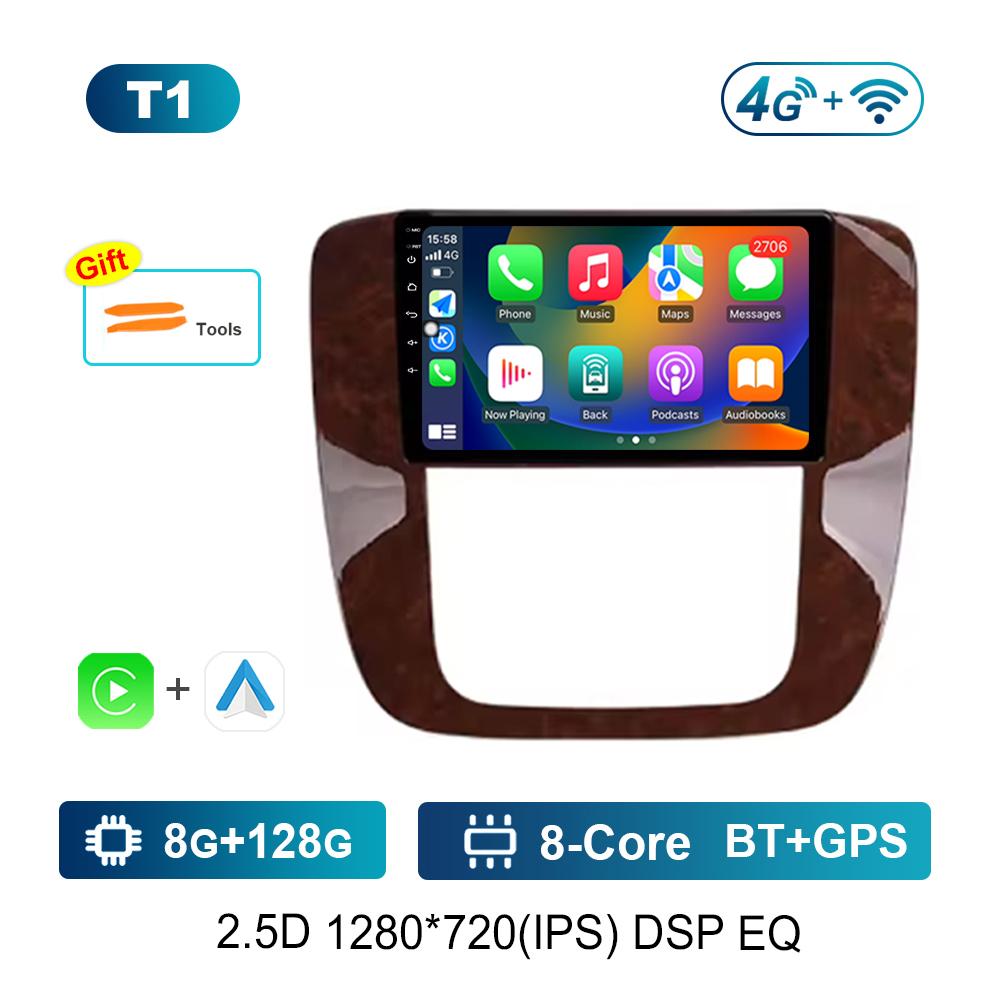 9 '' for GMC Yukon Chevrolet Tahoe Suburban 2008 - 2012 Android OS Car Radio Multimedia Video Player 4G GPS Navi WiFi HD Screen
