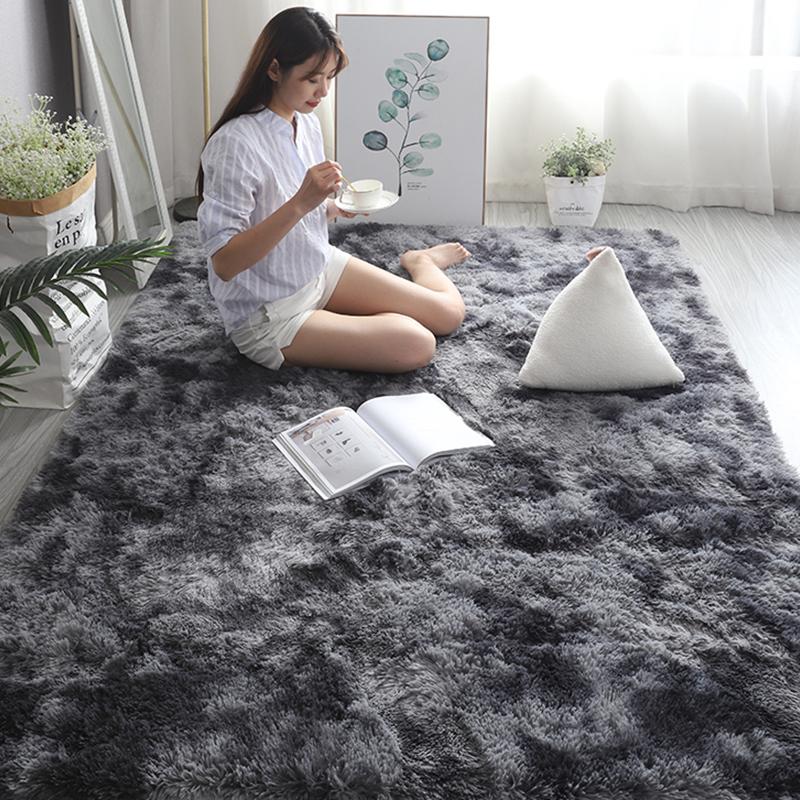 Tapete macio e felpudo para sala de estar, tapetes infantis grandes, bege, de pelúcia, para quarto, quarto de criança, berçário, decoração moderna para casa