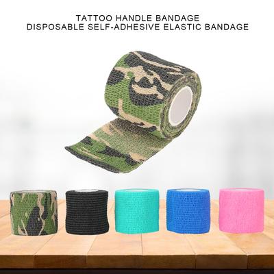 5 pezzi Benda Monouso Autoadesiva per Tatuaggi Copertura Avvolgente per Grip Tatuaggio Fornitura per Tatuaggi