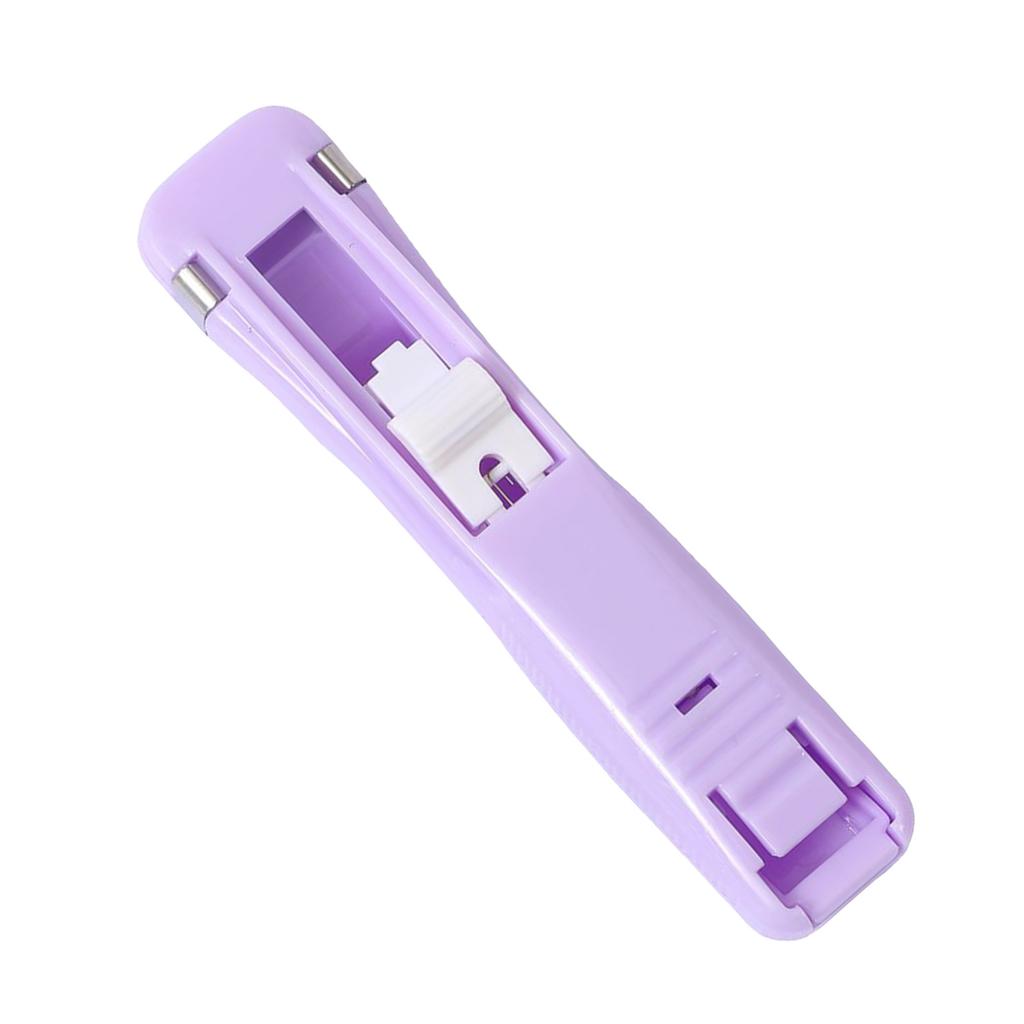 Paper Clam Clip Dispenser Plastic Metal Clamp Stapler Handheld Strong Clamping Clip Dispenser for