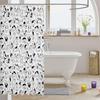 Kids Funny Cat Waterproof Bathroom Curtain Cartoon Kitten Bath Curtain for Kids Boys Girls, Pet Lovers Gifts Shower Curtain Cute