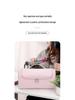 Dyson Hair Dryer & Curling Iron Travel Bag - Portable PU Leather Makeup Storage for Men & Women